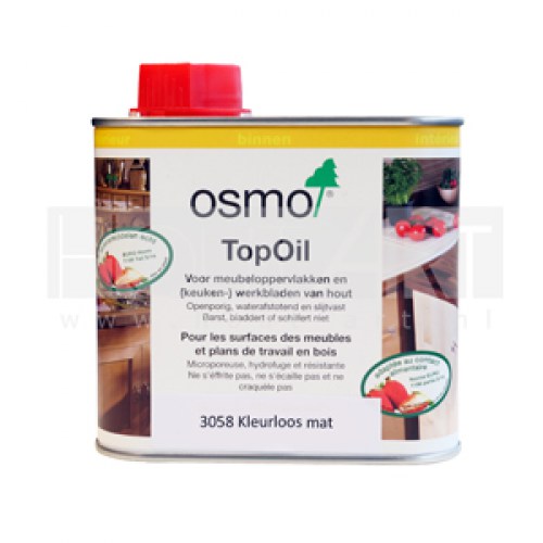 houtart hout-art osmo topoil top oil kleurloos 3058 mat olie kleurloze olie suar