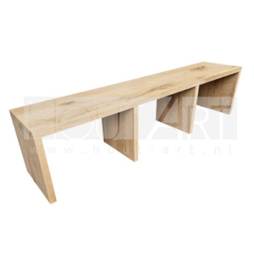 tvmeubel stalen frame lades eiken hout-art schijndel eerde eikenhout maatwerk meubels meubel