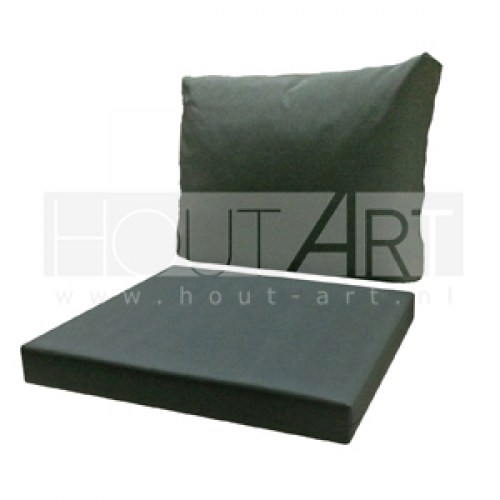 zitkussen strak loungebank stoel hout-art stof stoffen 