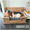 Hondenmand Luxe XL steigerhout van Hout-Art.