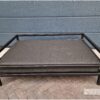 Hondenmand indus stalen frame xl van Hout-Art. staal, mand, manden, kussen, maatwerk, houtart.