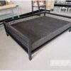 Hondenmand indus stalen frame xl mesh van Hout-Art. staal, mand, manden, kussen, maatwerk, houtart.