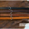 Halsband hondenriem bsc leer lichtbruin, donkerbruin, zwart, cognac van Hout-Art. riem, lederen, honden, huisdier, houtart.