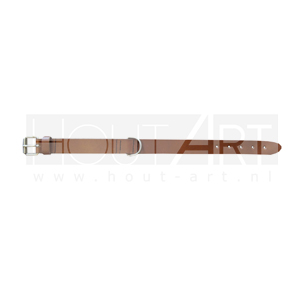 Halsband / Hondenriem bsc leer lichtbruin