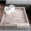 Dienblad steigerhout met open handvat van Hout-Art.
