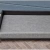Eet drinkset indus stalen frame plate zwart van Hout-Art. drinkset, voerbakken, voerbak, zwarte, gepoedercoat, industrieel, hondenmand, houtart.