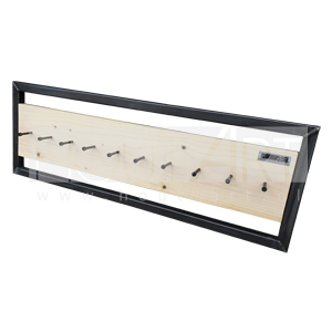 Kapstok bsc hangend staal met steigerhout