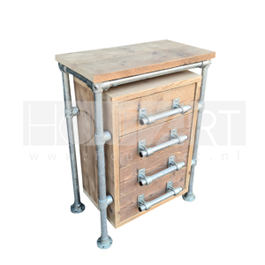Kast Revento steigerbuis lades steigerhout