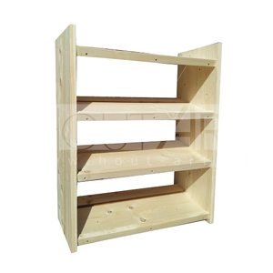 Schoenenrek steigerhout XL