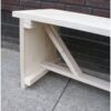 Bank new age steigerhout van Hout-Art. tuinbank, tuintafel, tafel, gebruikt hout, landelijk, terras, houtart.