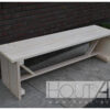 Bank new age steigerhout van Hout-Art. tuinbank, tuintafel, tafel, gebruikt hout, landelijk, terras, houtart.