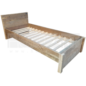 Bed steigerhout open onderkant