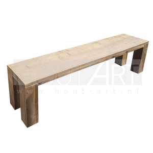 Bank steigerhout XL hoekpoten
