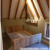 Tweepersoonsbed steigerhout luxe van Hout-Art. slapen, slaapkamer, 2-persoons, gebruikt hout, landelijk, slaapkamer, industrieel, houtart.