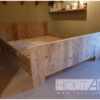 Tweepersoonsbed steigerhout luxe van Hout-Art. slapen, slaapkamer, 2-persoons, gebruikt hout, landelijk, slaapkamer, industrieel, houtart.