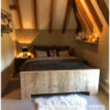 Tweepersoonsbed steigerhout luxe van Hout-Art. slapen, slaapkamer, 2-persoons, gebruikt hout, landelijk, slaapkamer, industrieel, houtart.