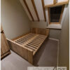 Tweepersoonsbed steigerhout luxe van Hout-Art. slapen, slaapkamer, 2-persoons, gebruikt hout, landelijk, slaapkamer, industrieel, houtart.
