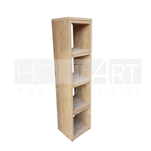 Boekenkast Medi steigerhout