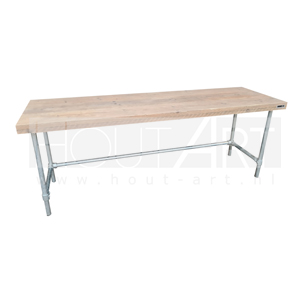 Bureau steigerbuis Luxe met steigerhout