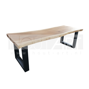 Bureau U-poot staal met suar