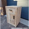 Bureaukast, rolkast deur en lade steigerhout van Hout-Art, handgreep, houtart, bureaukast, opbergkast, ladekast.