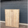 Hoge kast steigerhout met deuren van Hout-Art. steigerhouten opbergkast, houtart.