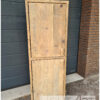 Hoge smalle kast steigerhout met deuren van Hout-Art.