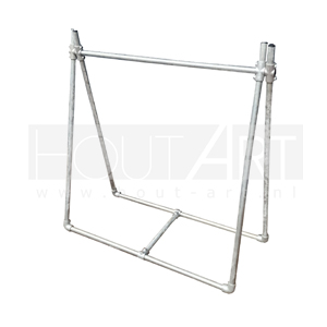 Kledingrek steigerbuis scissor