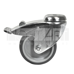 Steigerbuis wiel 100mm (met of zonder rem)