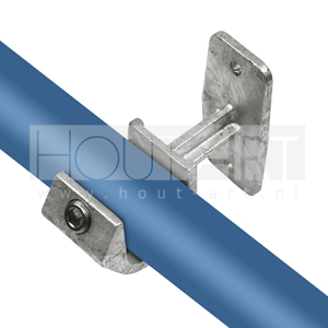 Steigerbuis koppeling verzinkt leuningdrager open Type 35