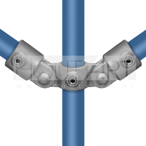 Steigerbuis koppeling verzinkt scharnierstuk dubbel Type 46