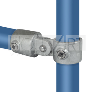 Steigerbuis koppeling verzinkt scharnierstuk enkel Type 44