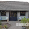Loungebank recht met armleuning steigerhout van Hout-Art. Tuinmeubel, loungeset, gebruikt hout, buitenkeuken, vuurtafel, tuinmeubels, houtart.