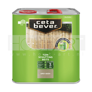 Cetabever steigerhout schuttingbeits Greywash beits 2,5 ltr