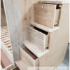 Stapelbed steigerhout trap van Hout-Art. slapen, slaapkamer, kinderkamer, stapelbedden, speelkamer, huisje, houtart.