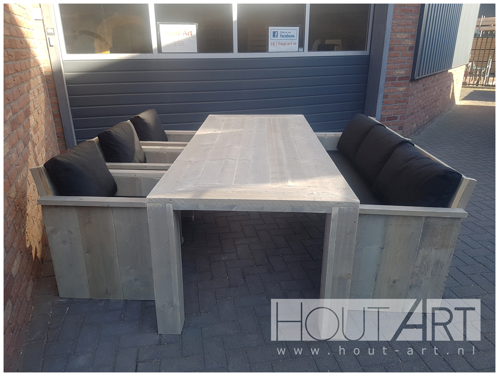 Stoel, tuinstoel new age steigerhout van Hout-Art.