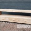 tv-meubel steigerhout met ladeblok van Hout-Art. Handgreep, landelijk, modern, industrieel, steigerhouten, houtart.