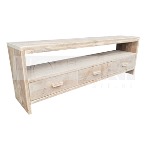Tv-Meubel steigerhout met ladeblok