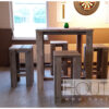 Bartafel new age van steigerhout en barkrukken van Hout-Art.