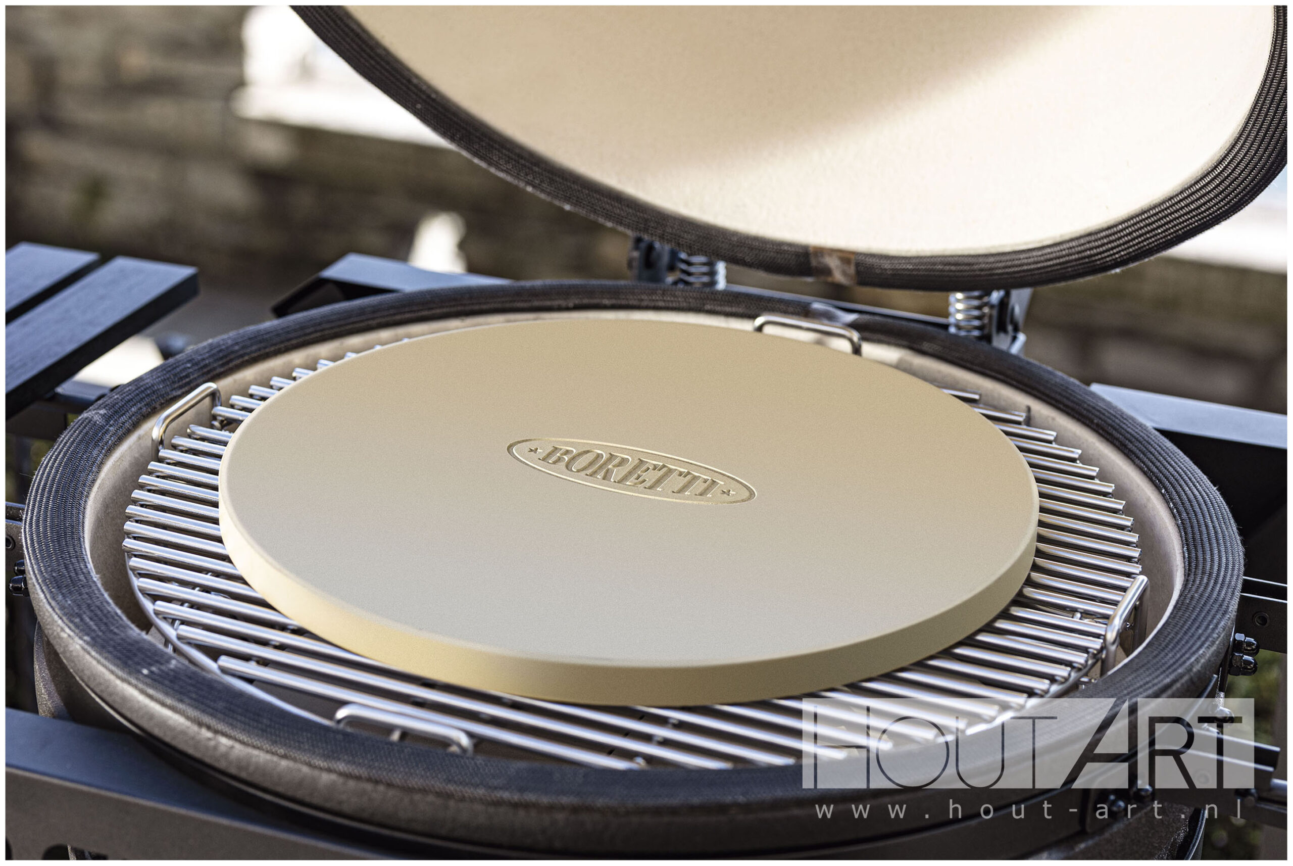 Boretti BBQ pizzasteen rond Ø36cm BBA97 van Hout-Art.