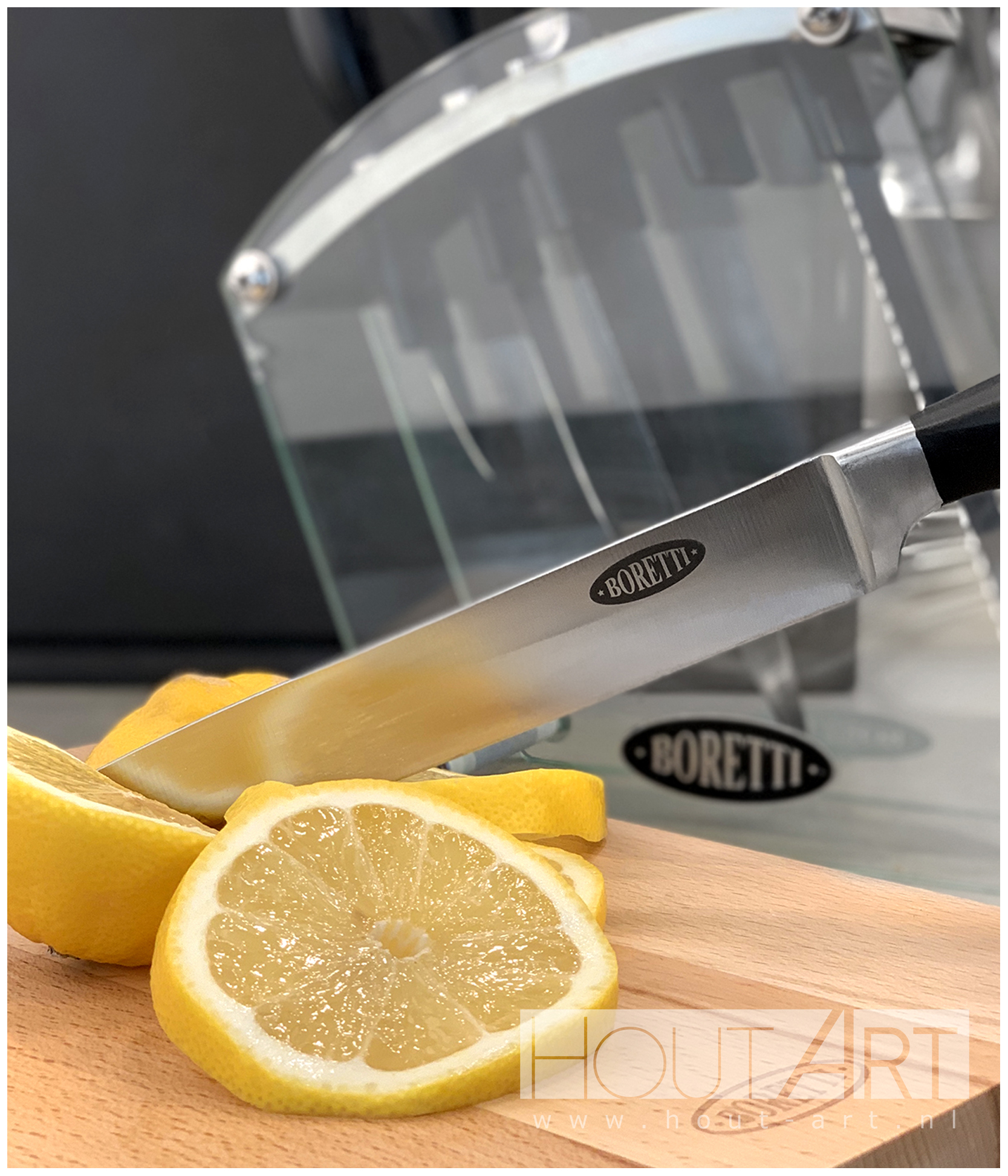 Boretti BBQ 5-delige messenset BAC161 van Hout-Art.