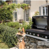 BBQ Boretti Ibrido Top zwart barbecue van Hout-Art.