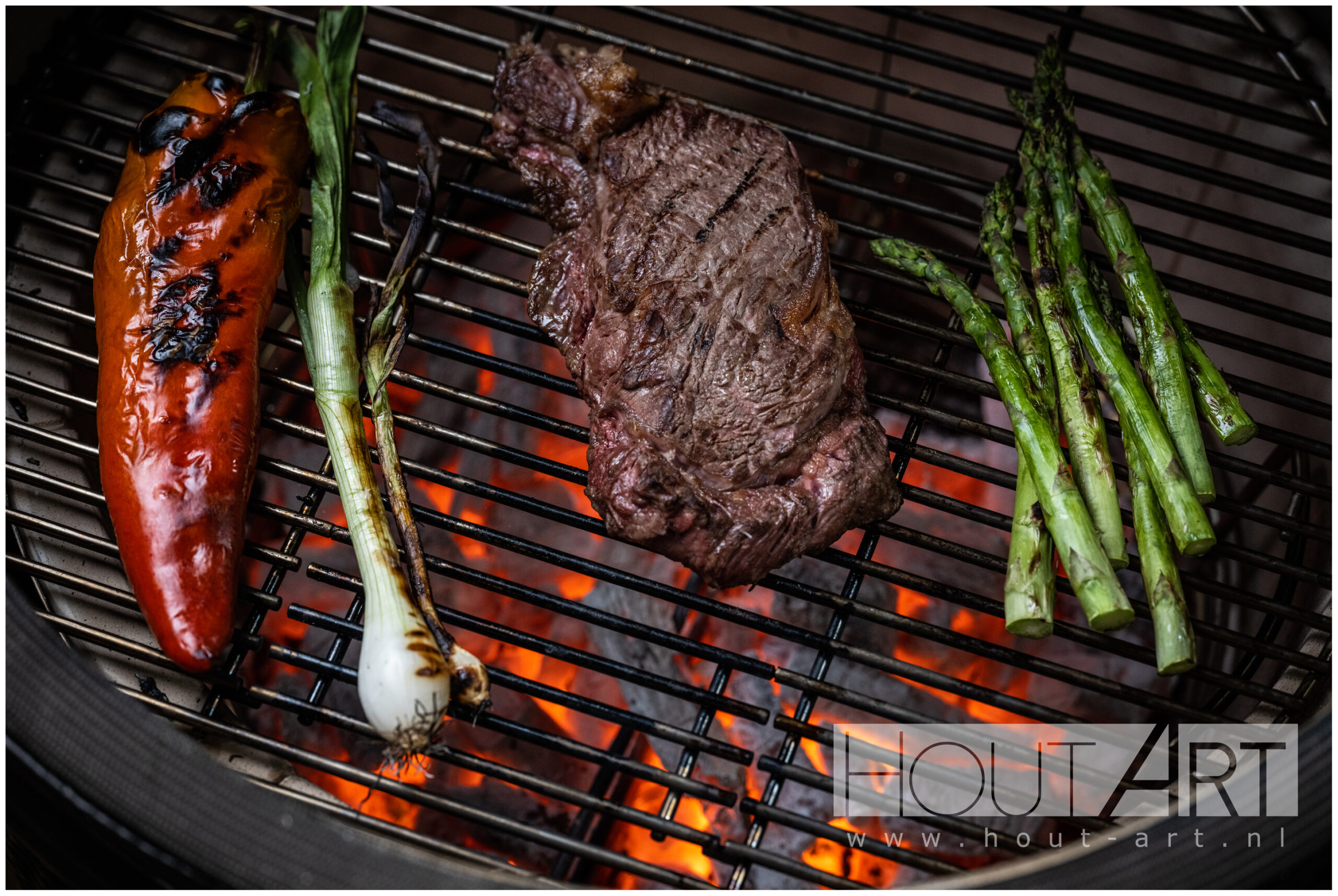 Yakinik Large Kamado Basis BBQ van Hout-Art.