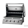 Inbouw BBQ Napoleon 500-serie dubbele brander van Hout-Art.