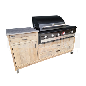 Buitenkeuken Luxe enkel lades voor Boretti Ibrido / Ligorio Top