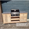 Buitenkeuken luxe grandhall premium G3 of G4 van steigerhout van Hout-Art.