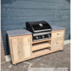 Buitenkeuken luxe grandhall premium G3 of G4 van steigerhout van Hout-Art.