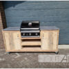 Buitenkeuken luxe grandhall premium G3 of G4 van steigerhout van Hout-Art.