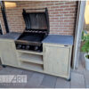 Buitenkeuken luxe grandhall premium G3 of G4 van steigerhout van Hout-Art.