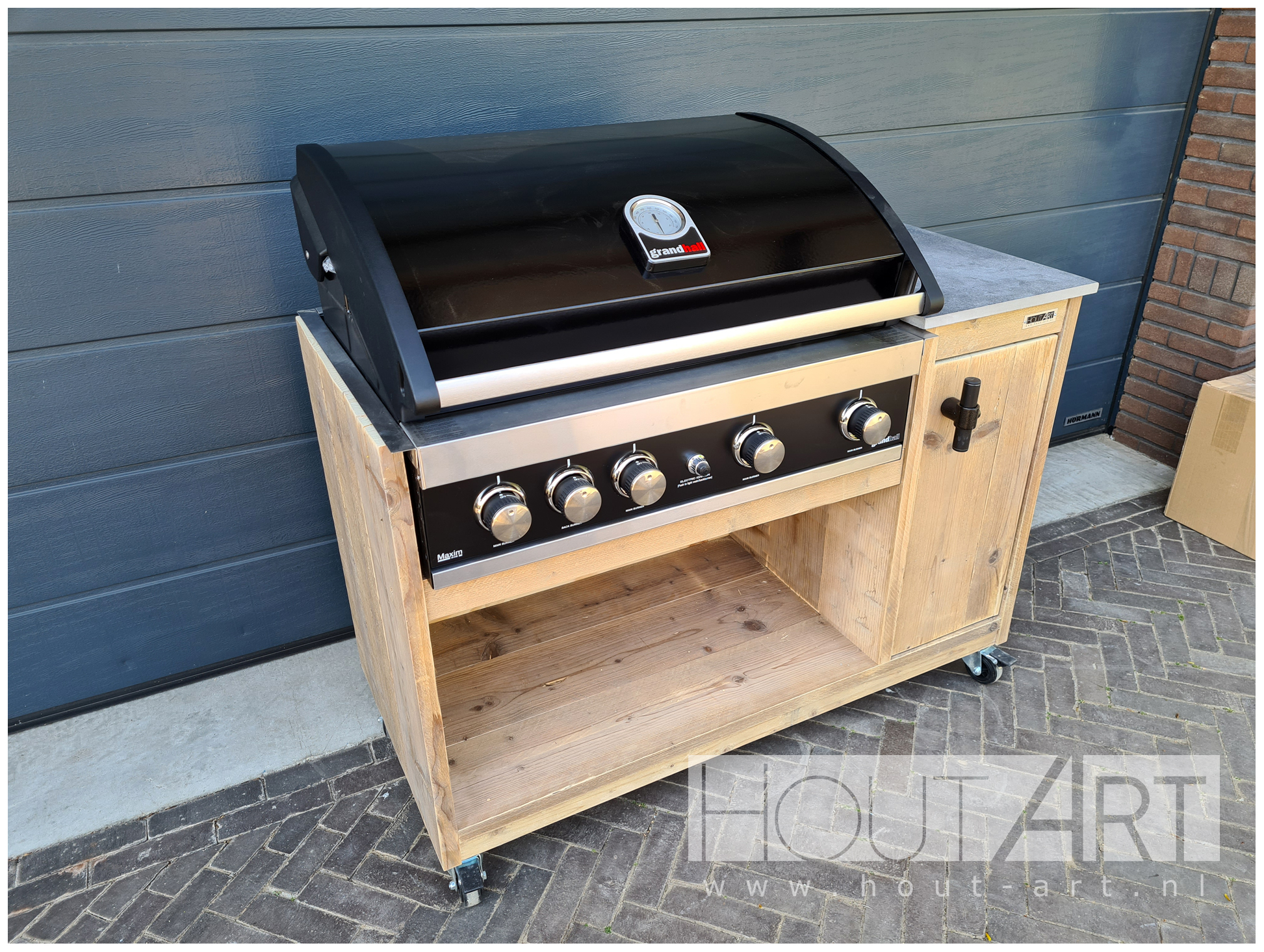 buitenkeuken enkel luxe lades voor grandhall g5 elite en maxim van Hout-Art.